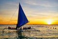 Sunset sailing